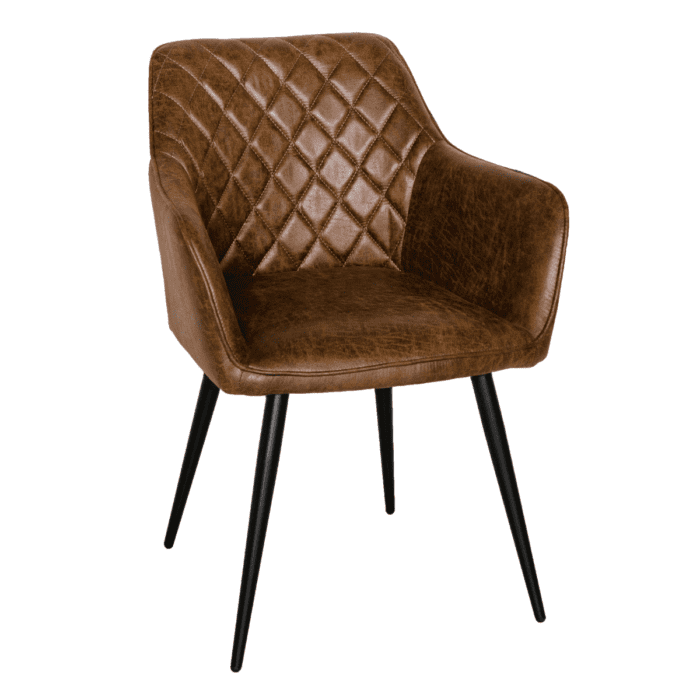 Cameron Upholstered Carver Dining Chair - 4