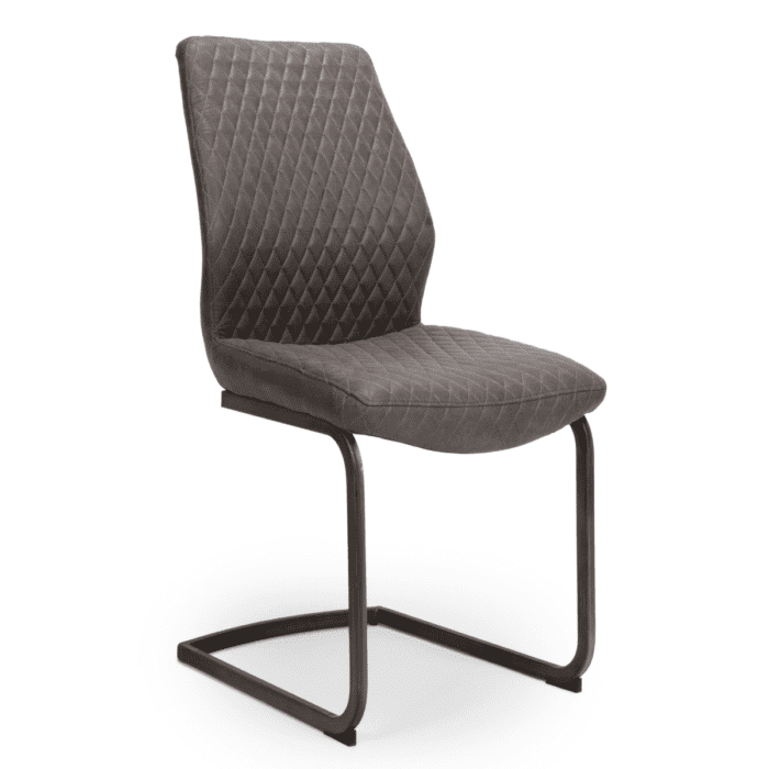 Quilted Faux Leather Dining Chair