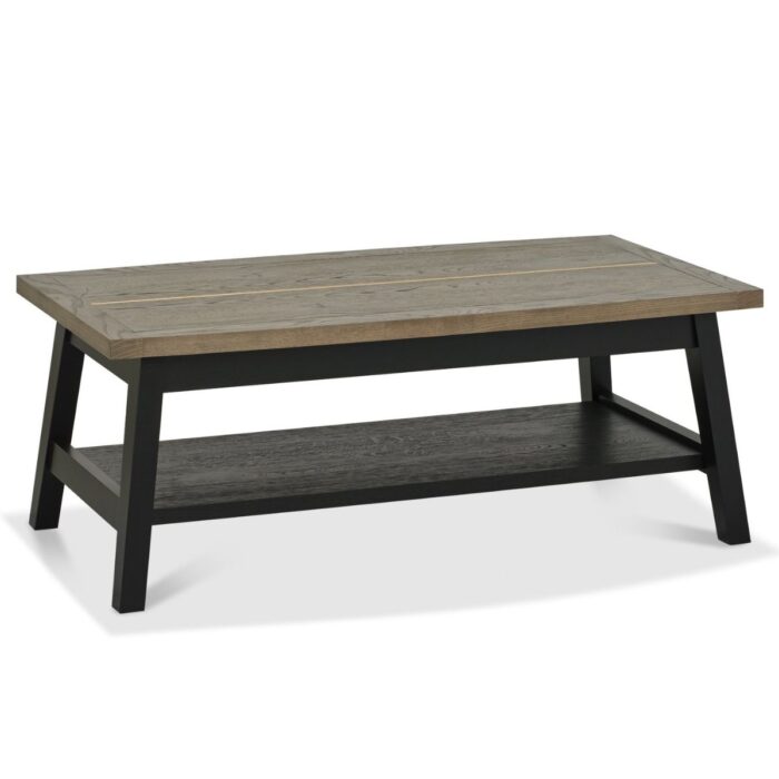 Chambery weathered oak side table