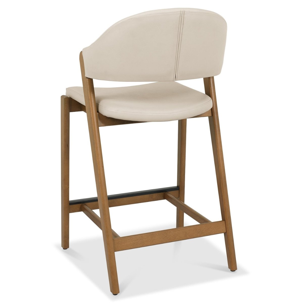 Chambery Rustic Oak Bar Stool Beige - 3