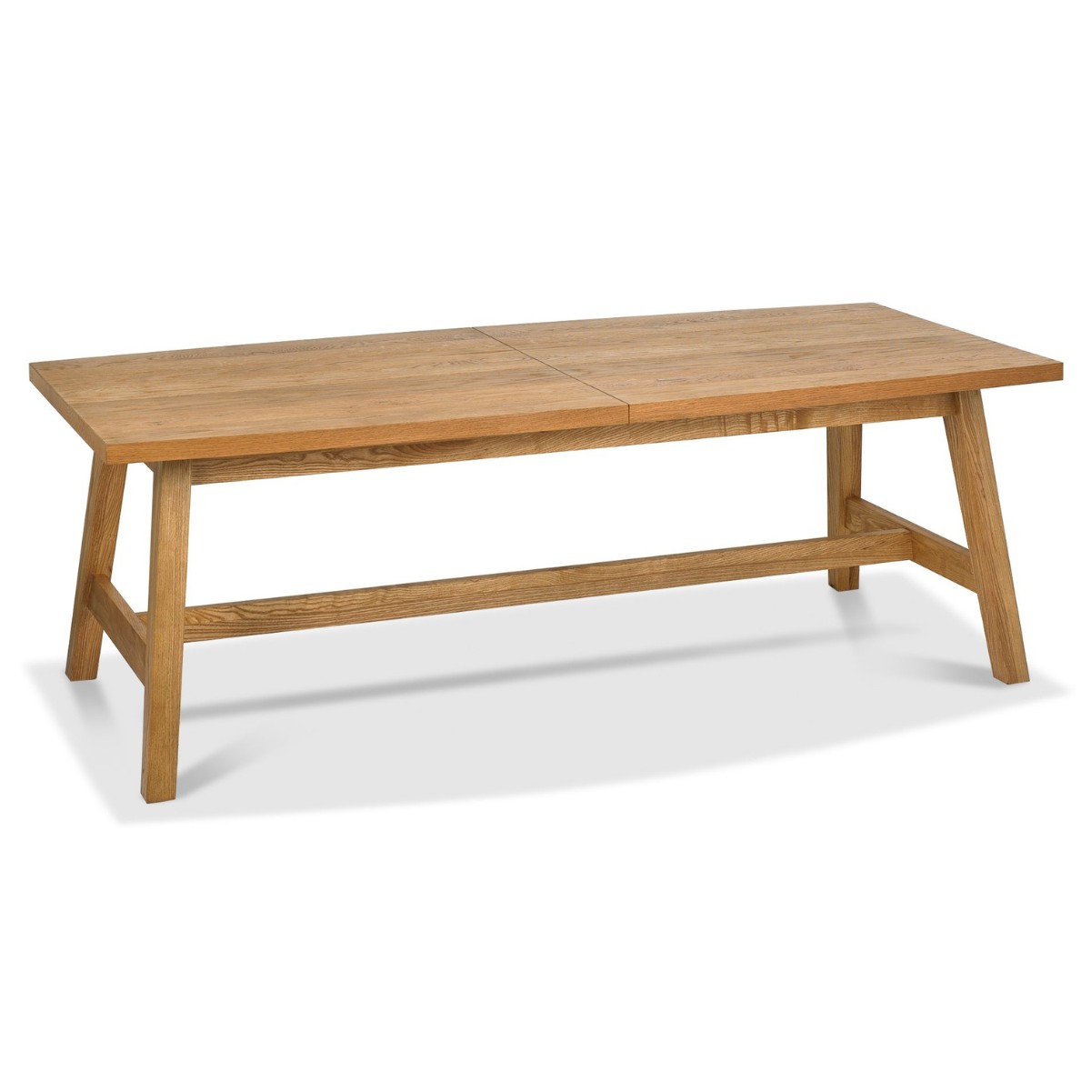 Chambery Rustic Oak Extendable Dining Table - 1