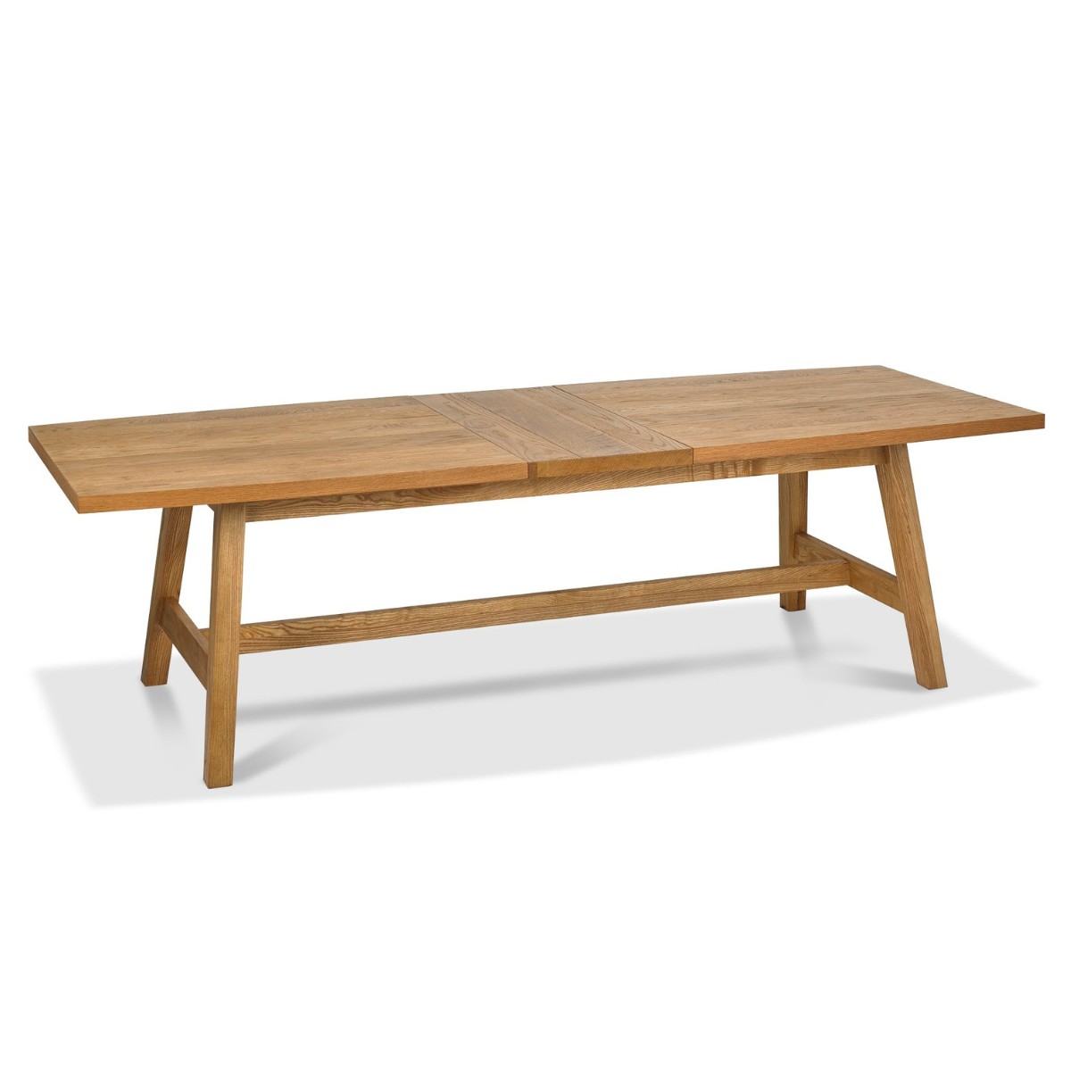 Chambery Rustic Oak Extendable Dining Table - 3