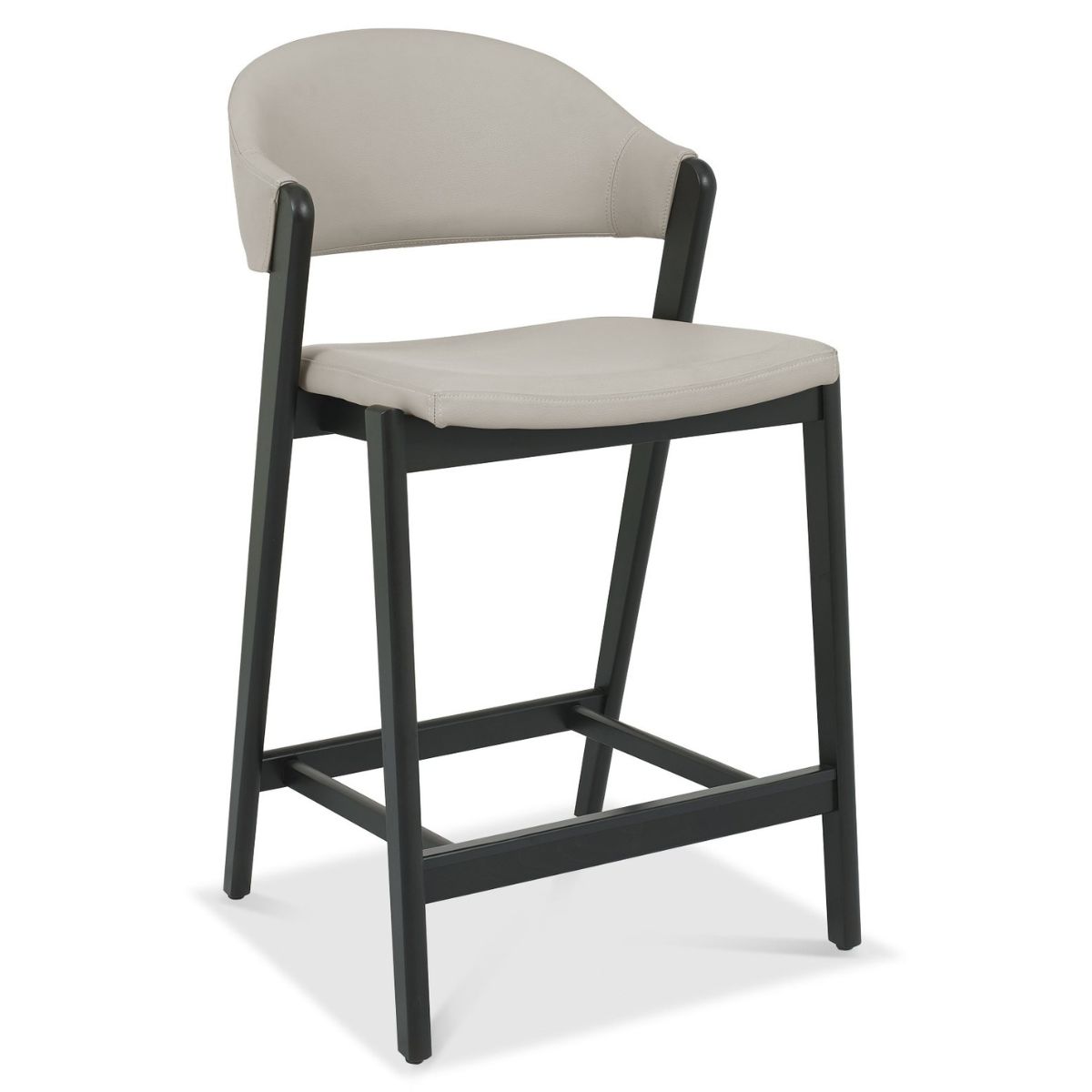 Chambery Weathered Oak Bar Stool Grey - 1