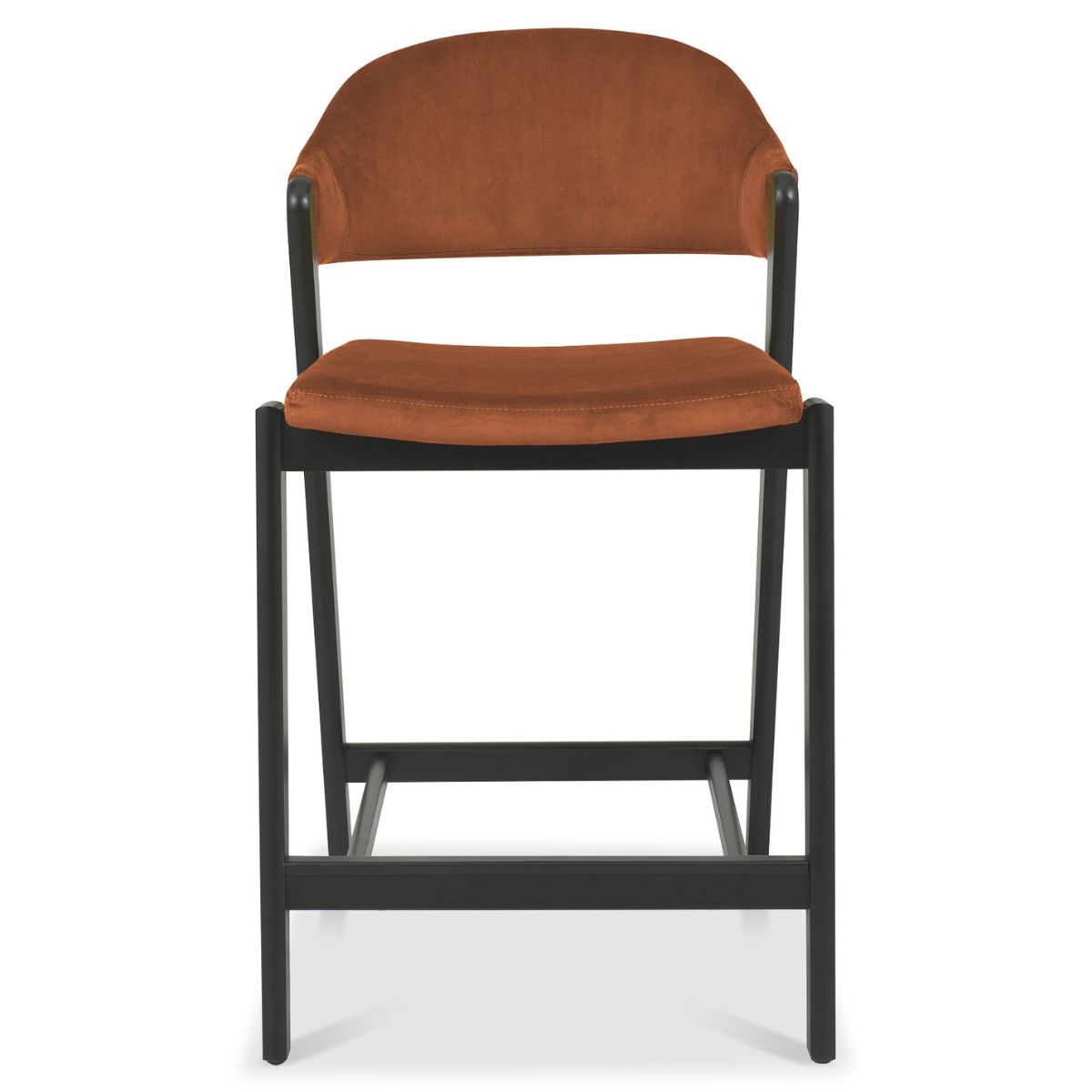 Chambery Weathered Oak Bar Stool Orange - 2