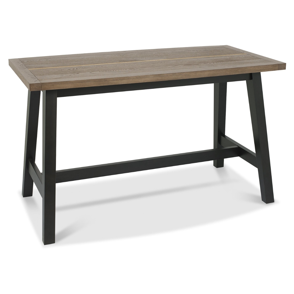 Chambery Weathered Oak Bar Table - 1