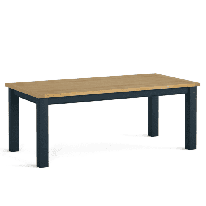 Charlie Oak and Charcoal Dining Table - 1