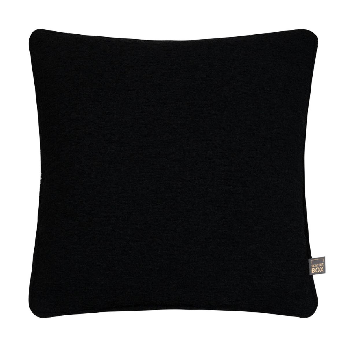 Cora Textured Cushion Black - 1