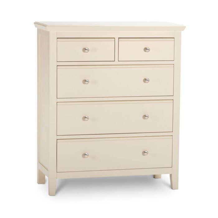 Tall Taupe Chest of Drawers