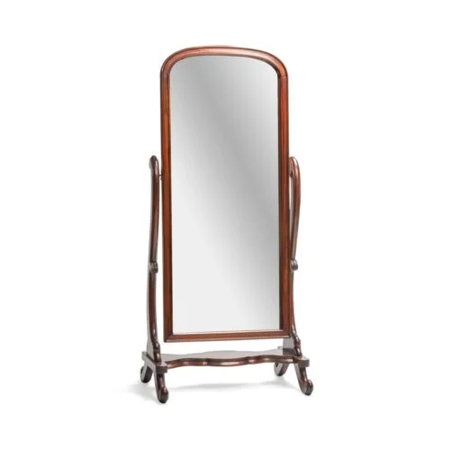 Mahogany Cheval Mirror