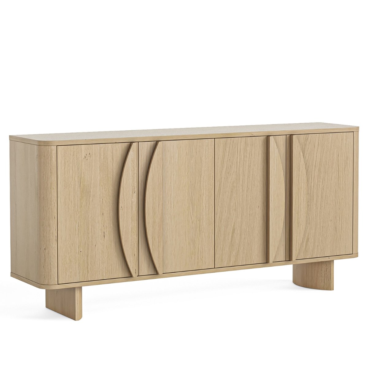 Cordelia Contemporary Large Oak Sideboard - 1