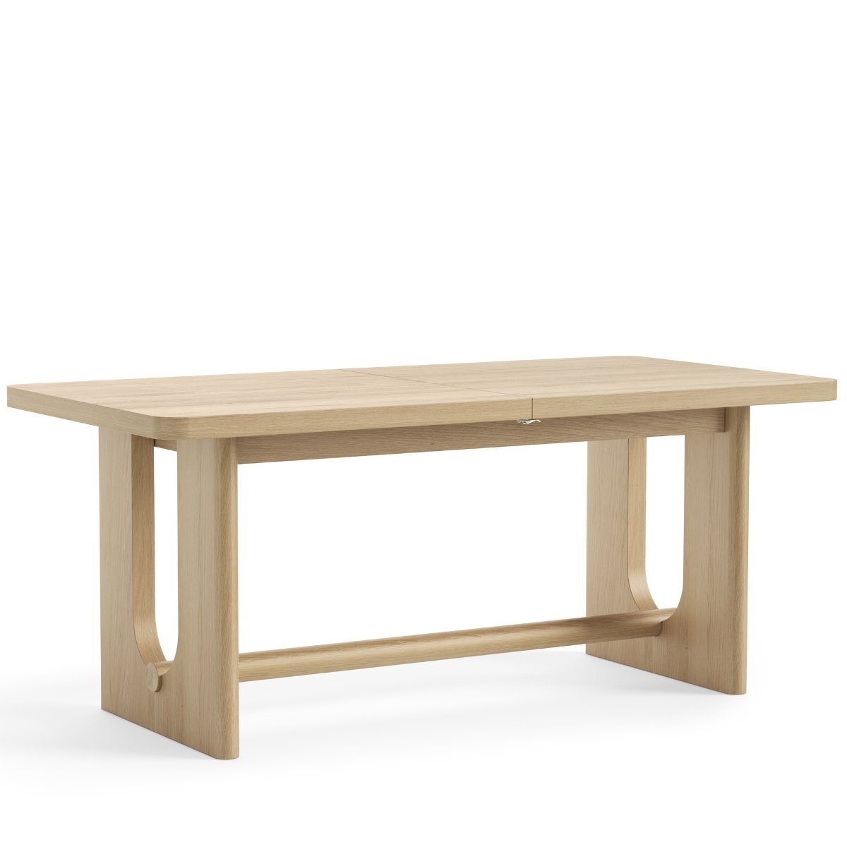 Cordelia contemporary Oak Extendable Dining Table - 1
