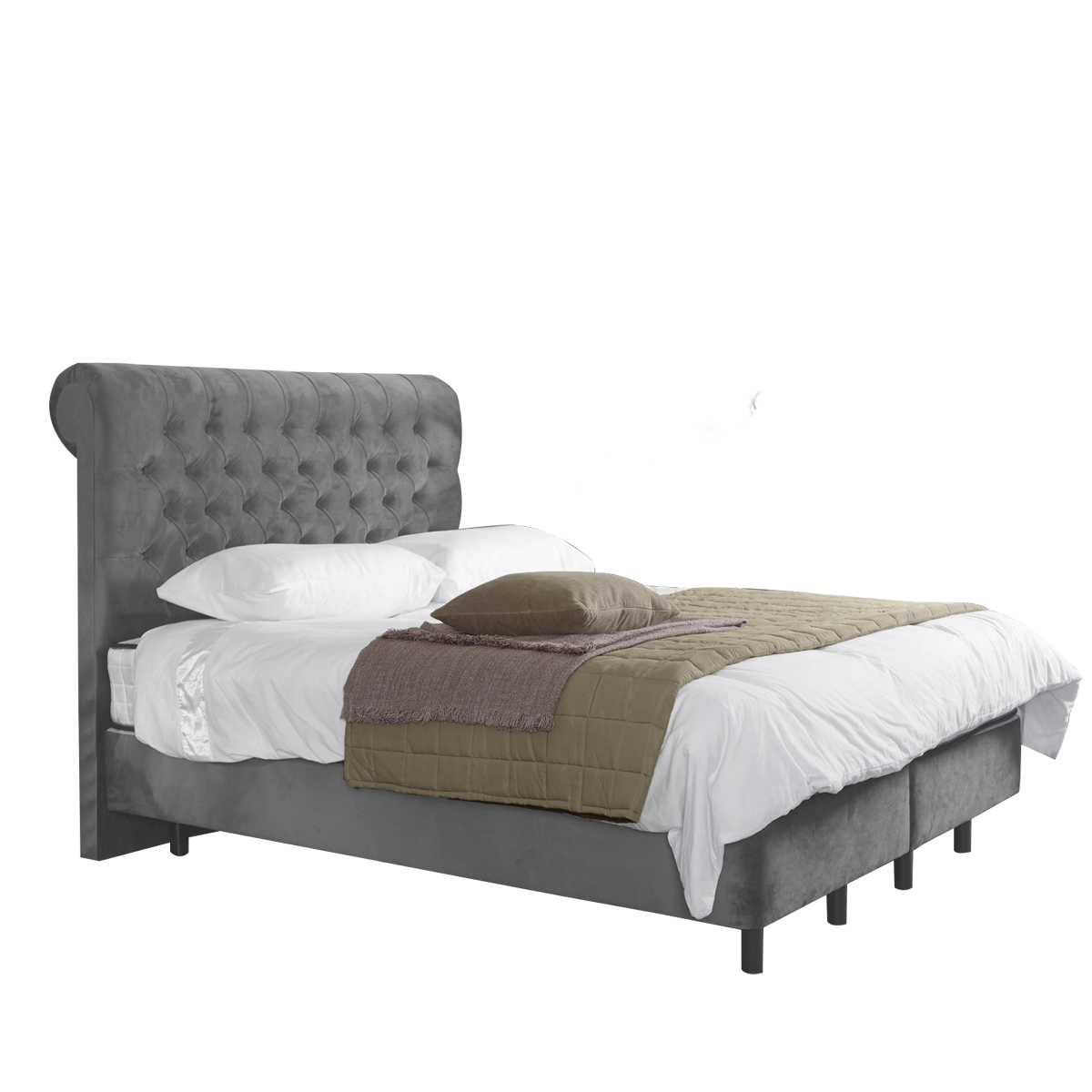 Cordell 5ft Velvet Ottoman Bed