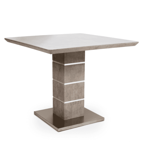 DEL-090 - Denny Square Concrete Effect Dining Table - 1