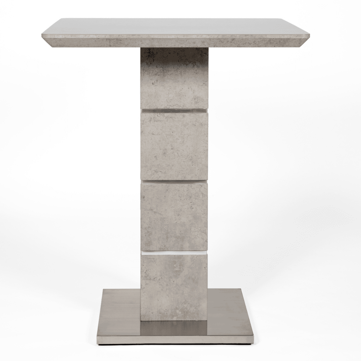 Denny Concrete Effect Bar Table