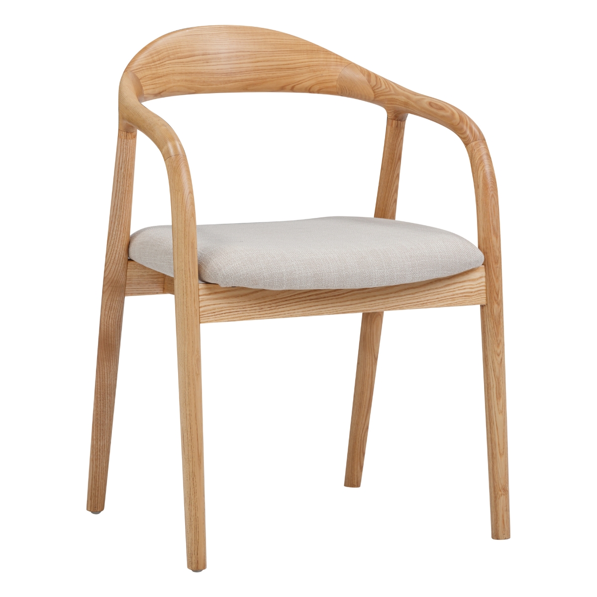 Daxton Wood Upholstered Dining Chair - 1