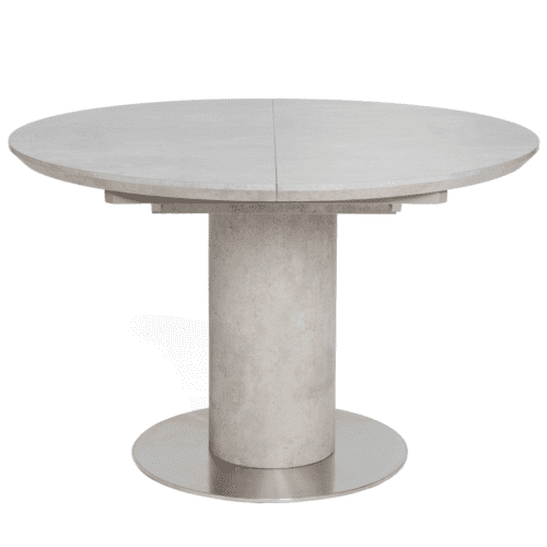 Denny Round Concrete Effect Dining Table -1