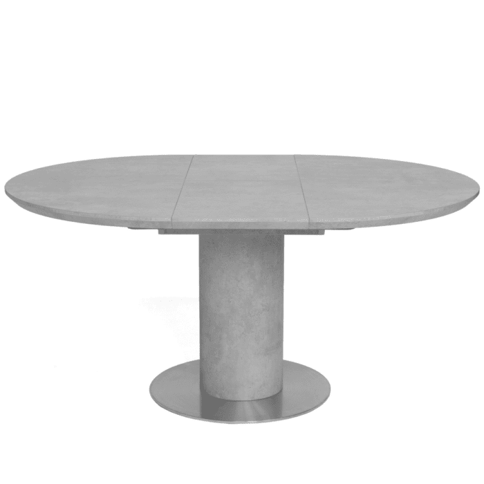 Denny Round Concrete Effect Dining Table -3