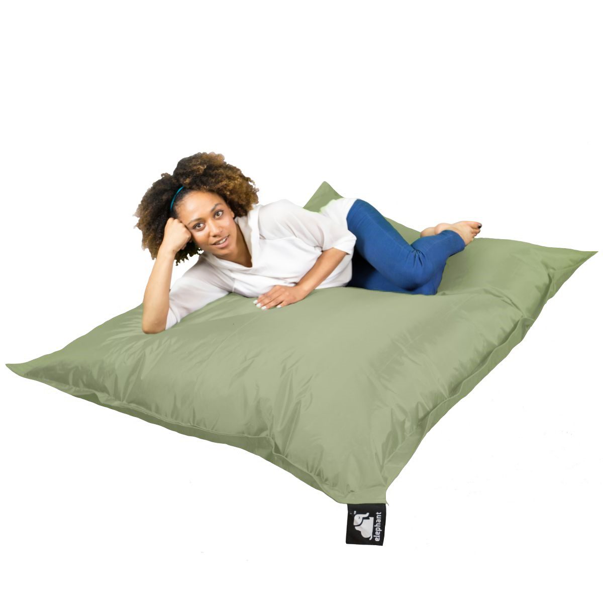 Green sales bean pillow