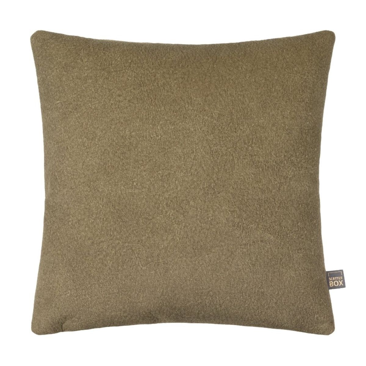 Easkey Textured Boucle Cushion Green - 1