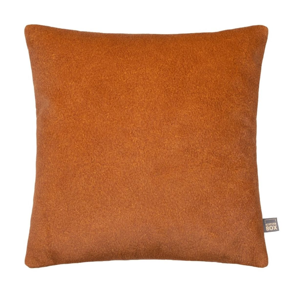 Easkey Textured Boucle Cushion Orange - 1