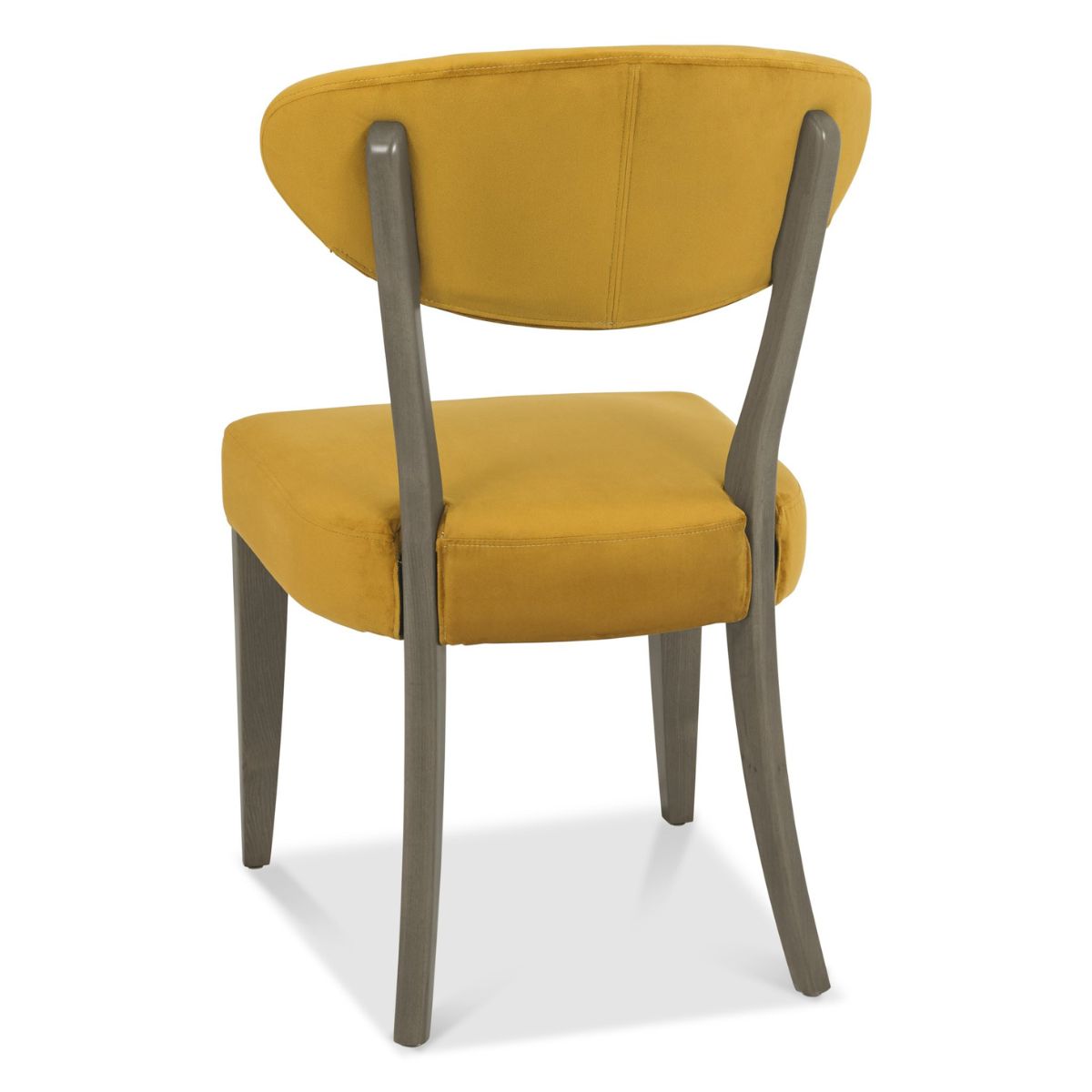 Elliot Fumed Oak Dining Chair Yellow - 3