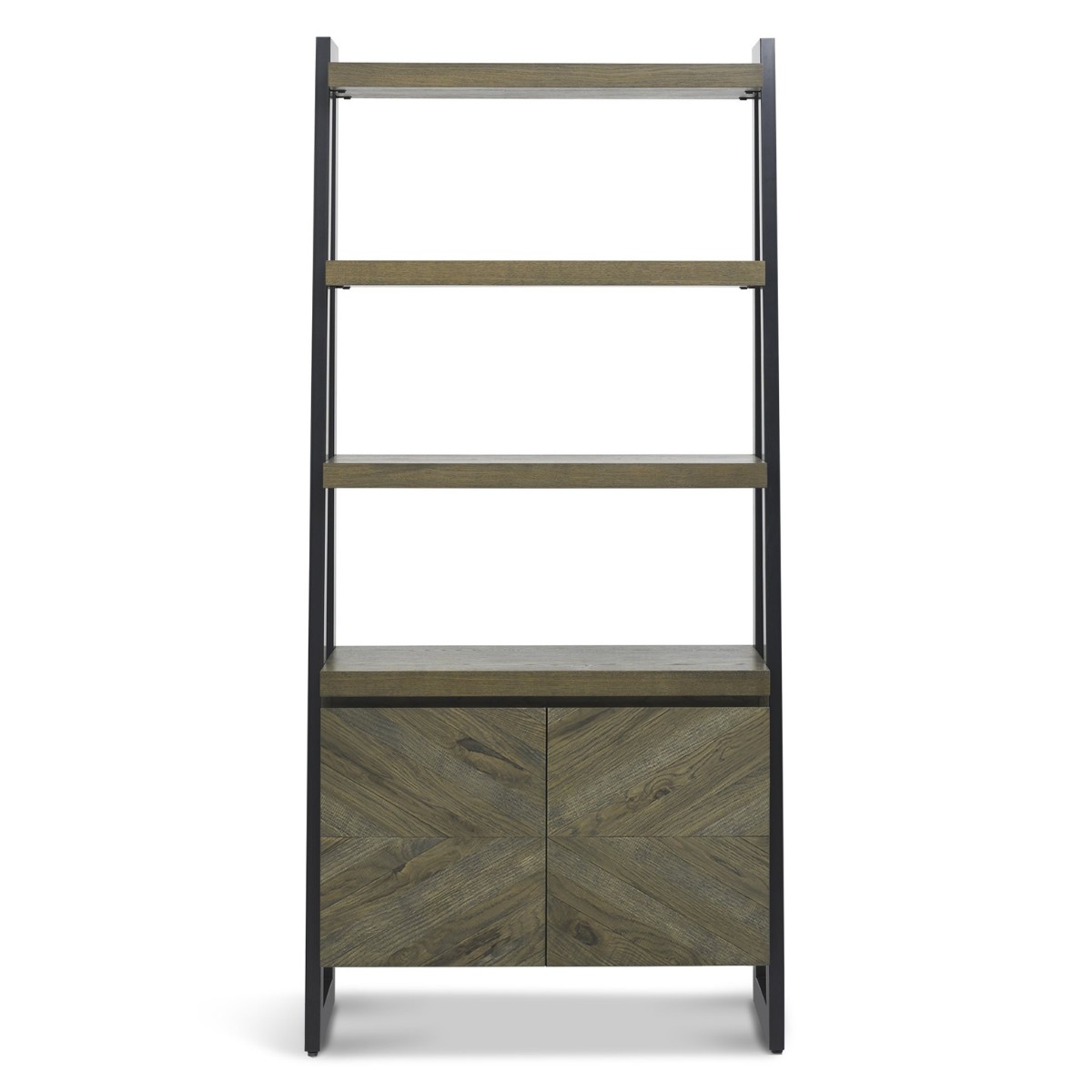 Elliot Fumed Oak Open Display Unit - 2