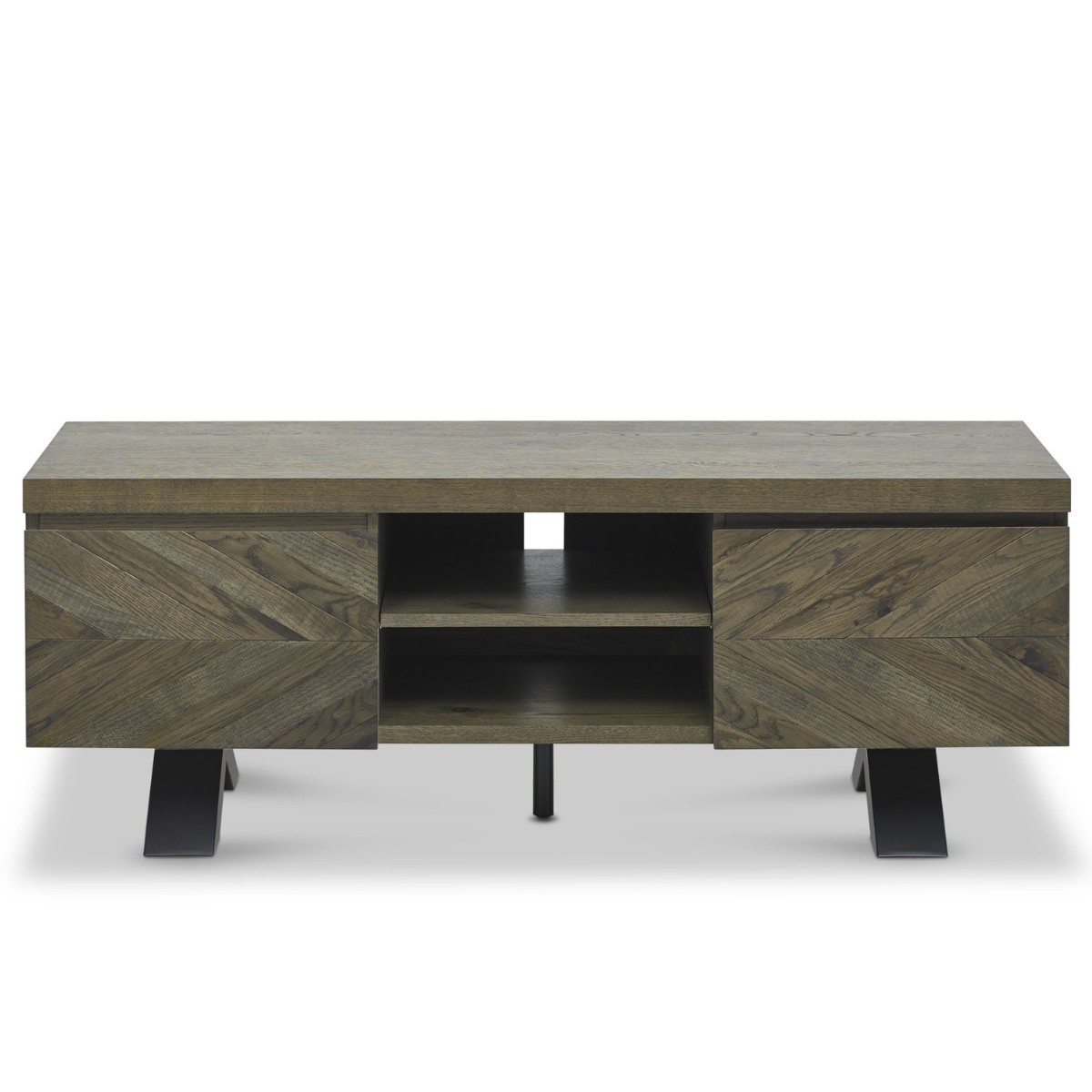 Elliot Fumed Oak TV Unit - 2