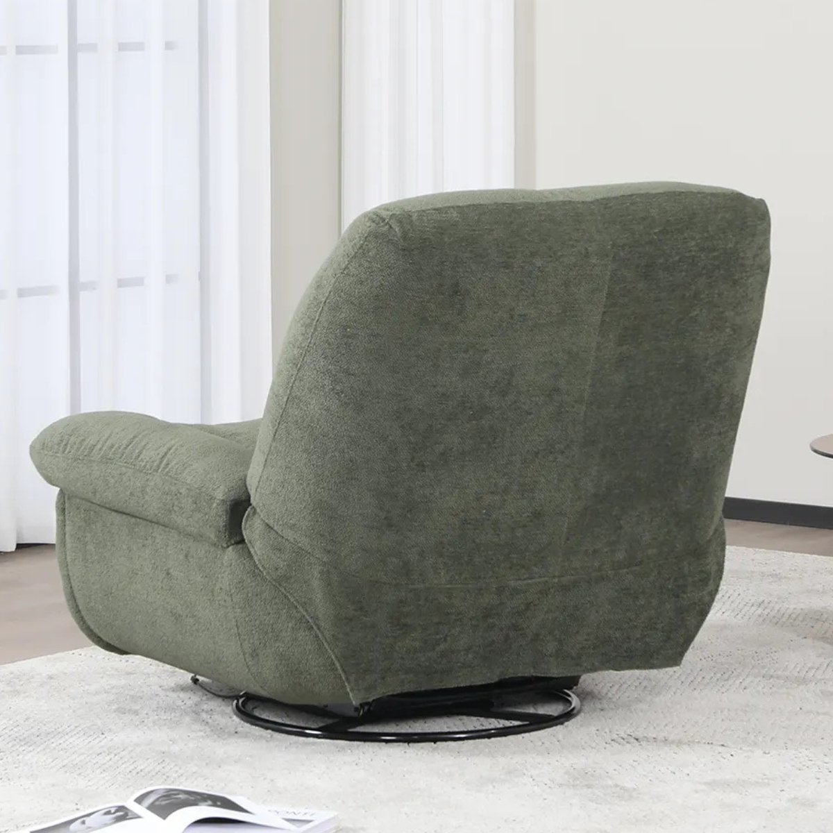 Evans Electric Recliner Chair Green - 3