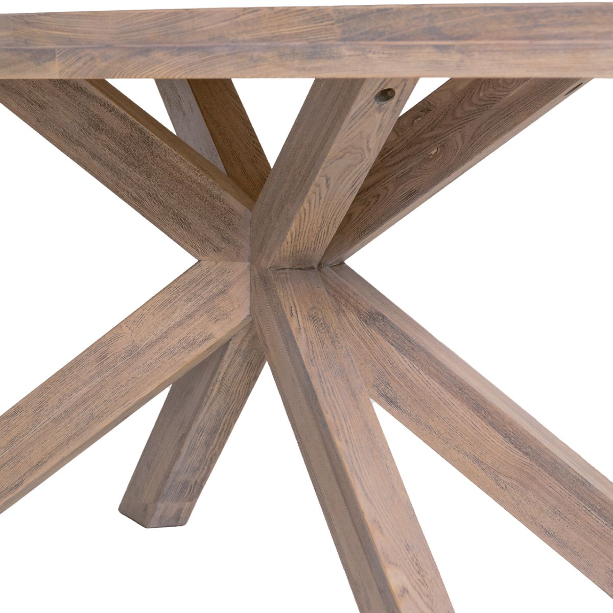 Ferrell Smoked Oak Oval Dining Table - 4