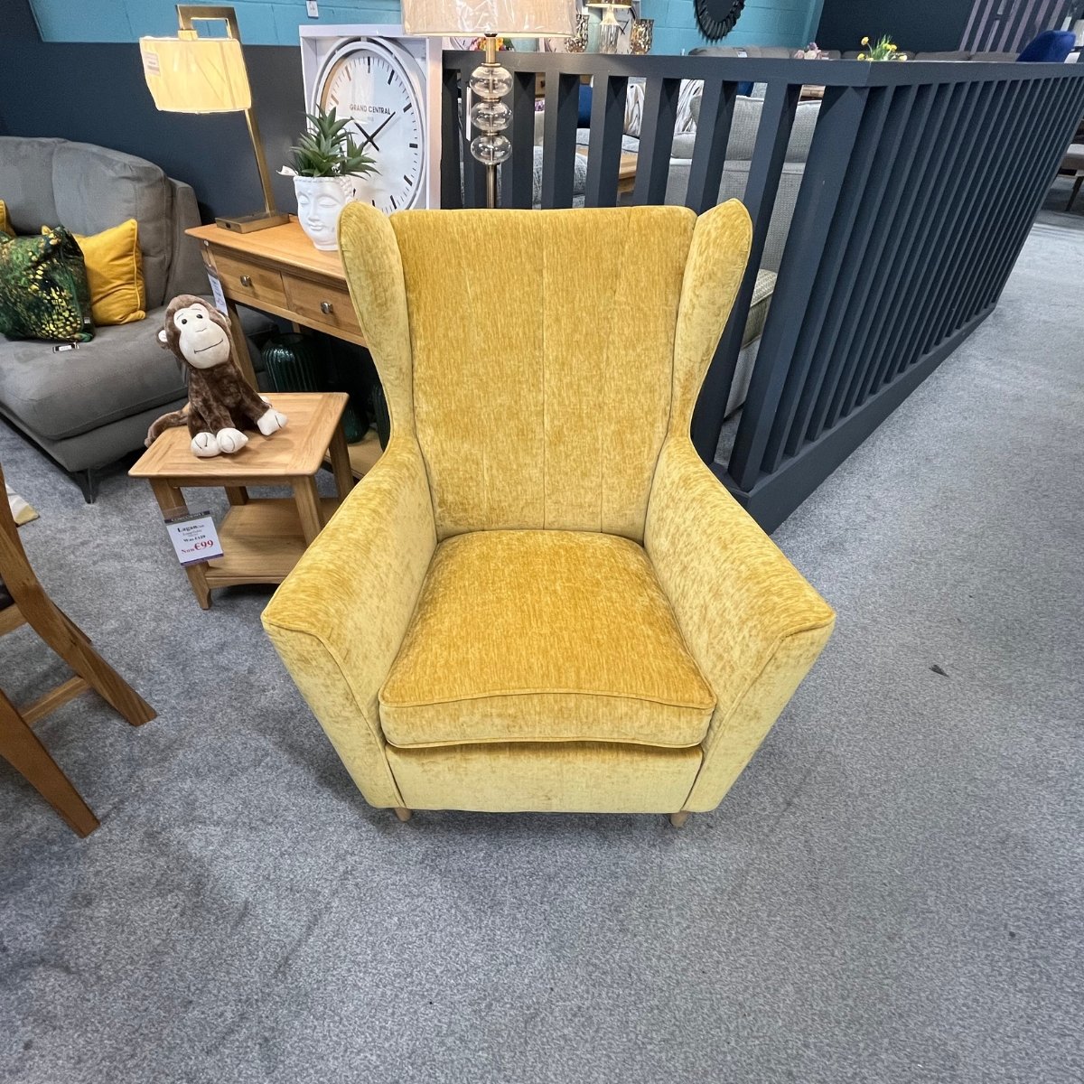 Fiona Yellow Armchair