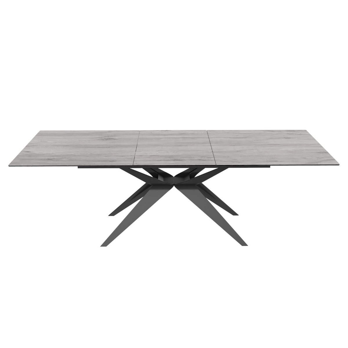 Fiorella Grey Italian Ceramic Extendable Dining Table - 2