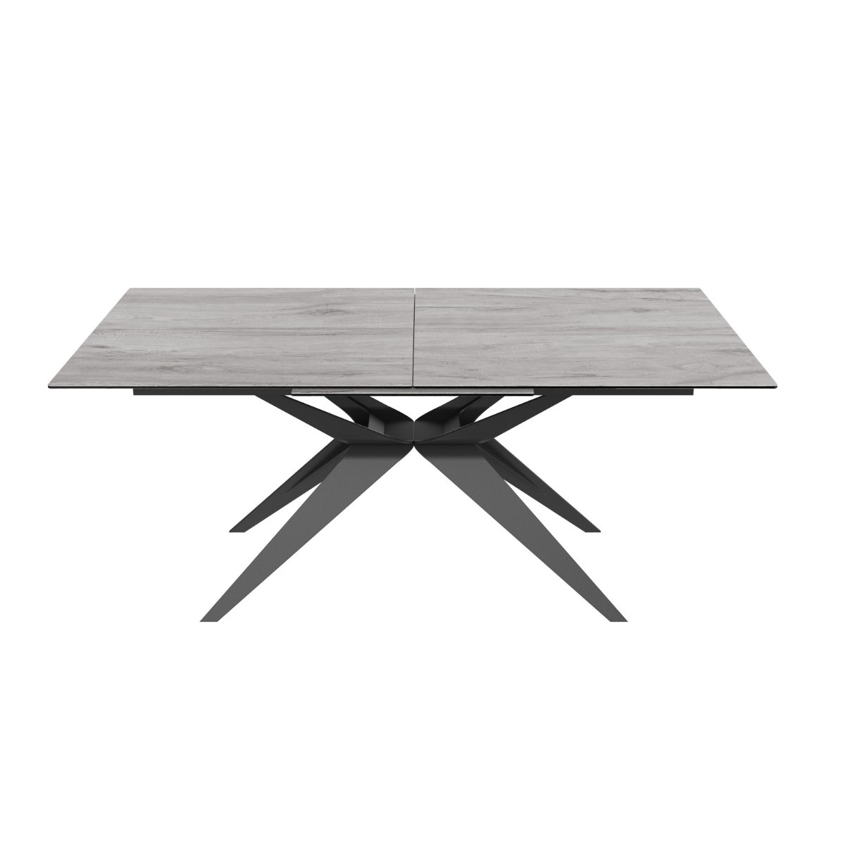 Fiorella Grey Italian Ceramic Extendable Dining Table - 4