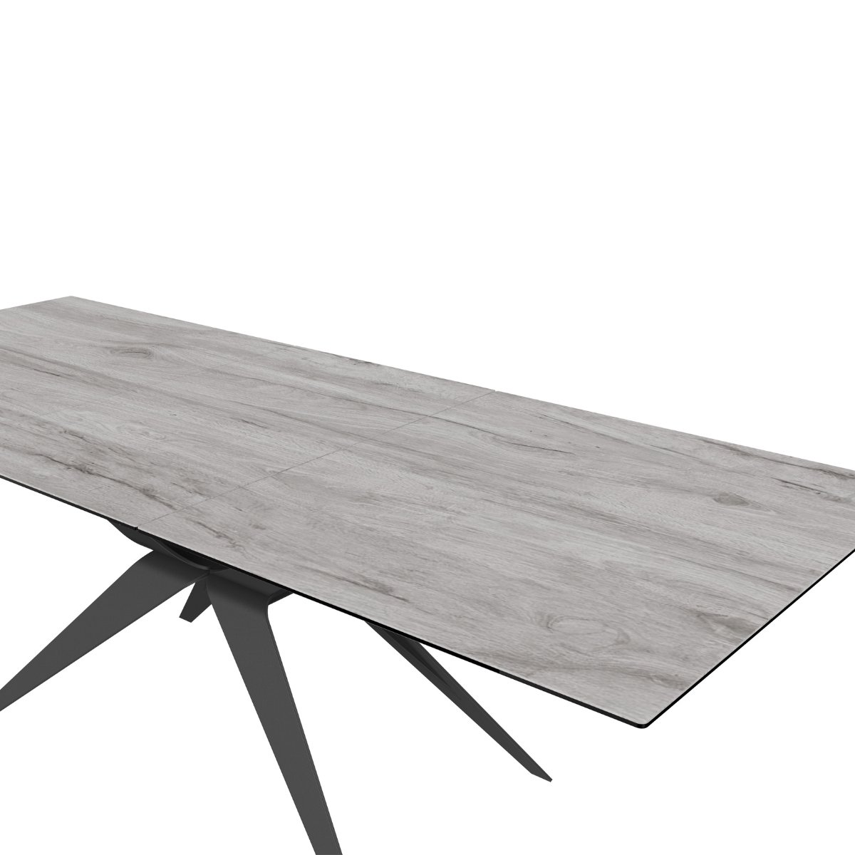 Fiorella Grey Italian Ceramic Extendable Dining Table - 5