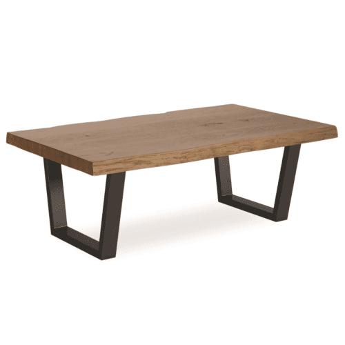 G4324 - Heatherfield Oak and Metal Coffee Table - 1