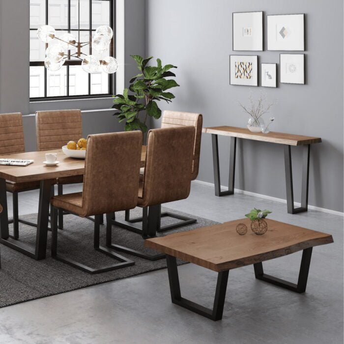 G4324 - Heatherfield Oak and Metal Coffee Table - 3