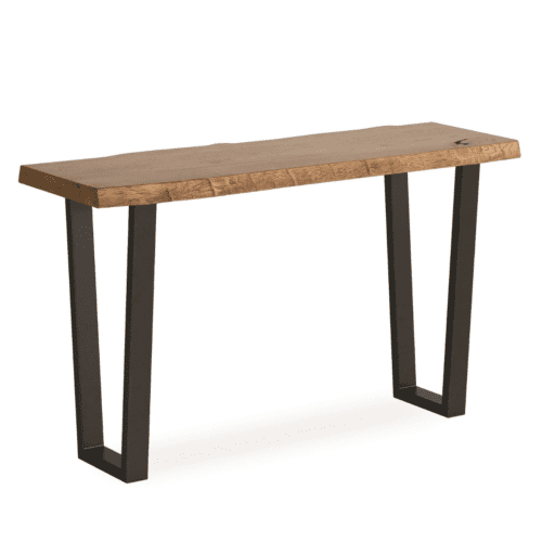 G4325 - Heatherfield Oak and Metal Console Table - 1