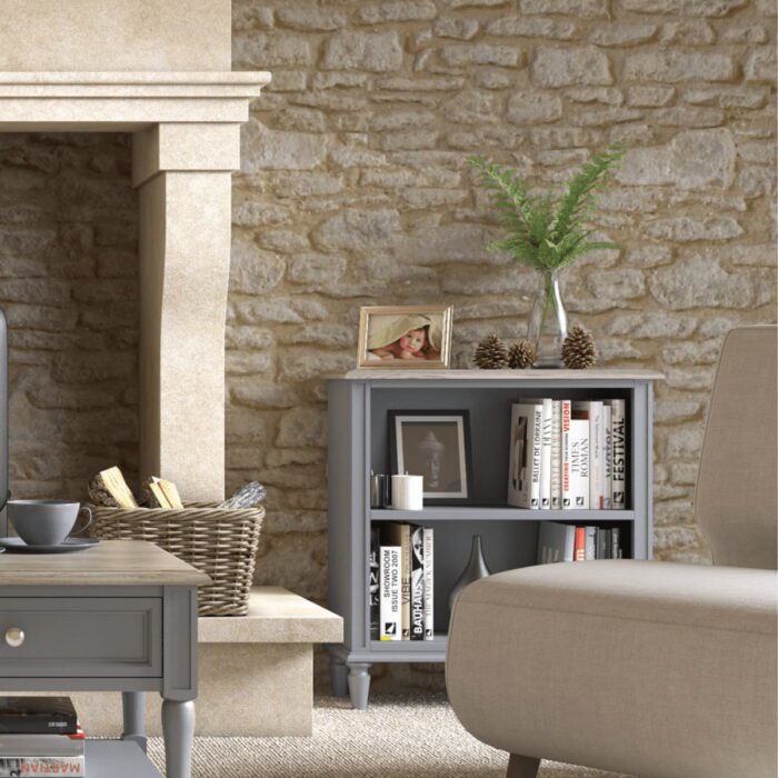 G5002 - Mikey Grey Low Bookcase - 3