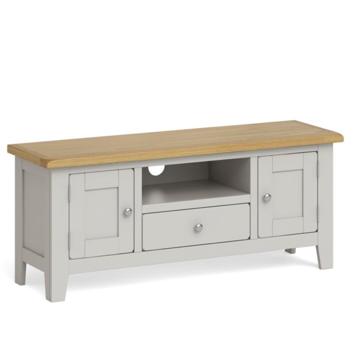 G5157 - Gentry Grey Large TV Stand