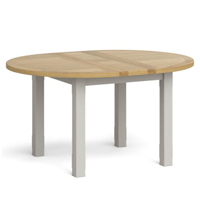 G5171 - Gentry Round Grey Extendable Dining Table 1.2-1.45 M - 1