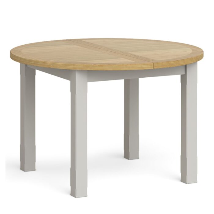 G5171 - Gentry Round Grey Extendable Dining Table 1.2-1.45 M - 2