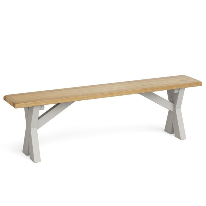 G5173 - Gentry Grey Wood Dining Bench
