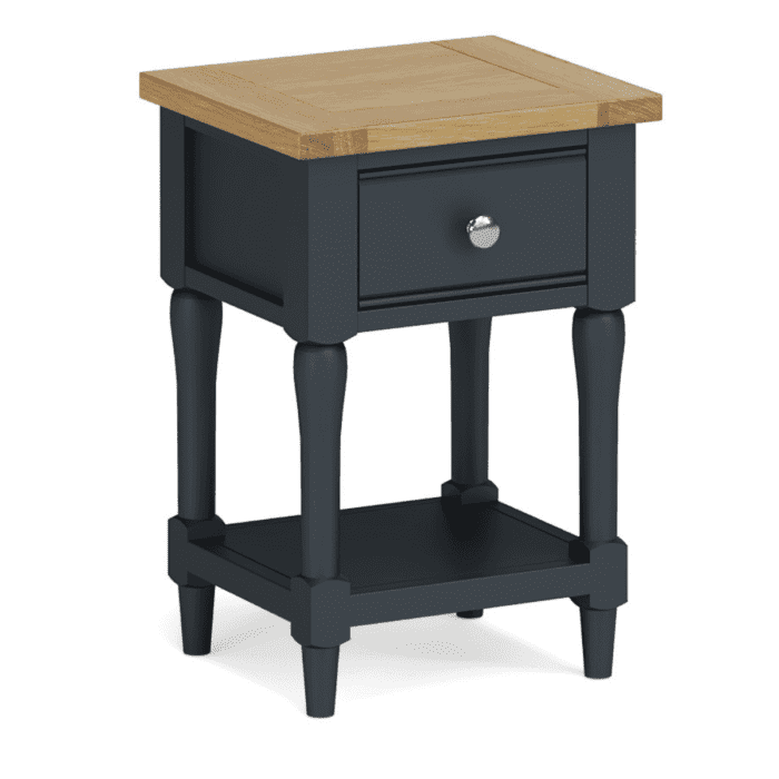 G5268 - Charlie Charcoal and Oak Lamp Table