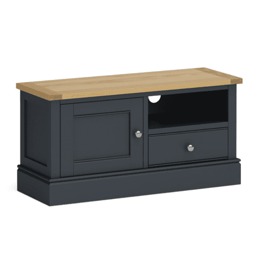 G5271 - Charlie Charcoal and Oak Compact TV Unit