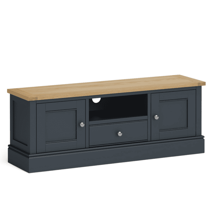G5272 - Charlie Large Oak and Charcoal TV Stand