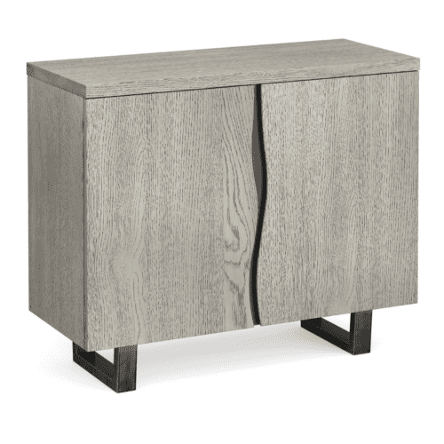 G5362 - Brody Small Washed Light Grey Oak Sideboard -