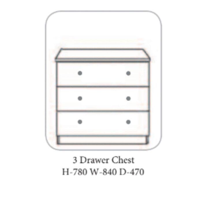 Lee Chest of Drawers Walnut & Ivory - 7 Options