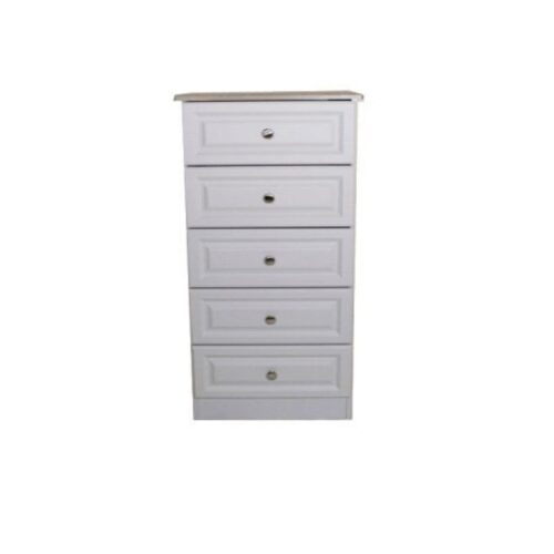 Grey Wood Chest of Drawers