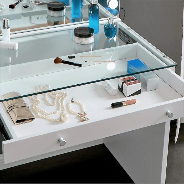 H-GSTAT-KIT - Glass Hollywood Station Desk and Mirror3