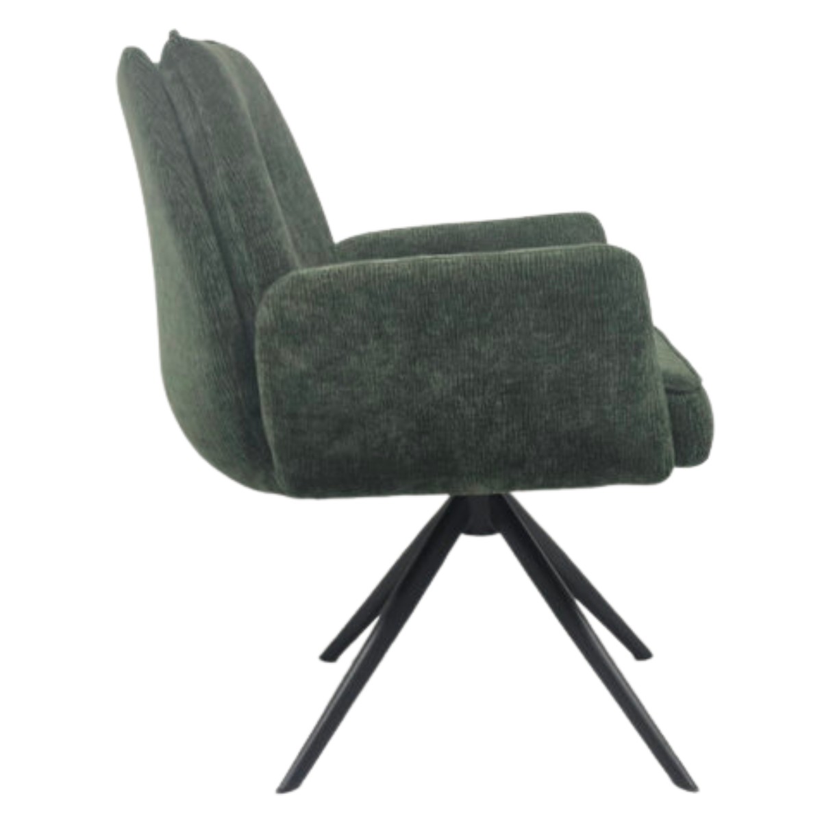 Henderson Fabric Dining Chair Green - 3