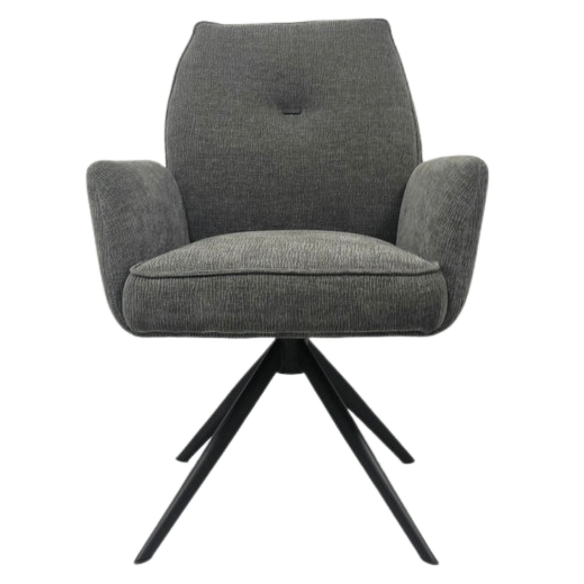 Henderson Fabric Dining Chair Grey - 1